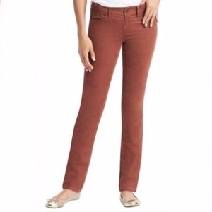 LOFT MODERN STRAIGHT FIT CORDUROY JEANS